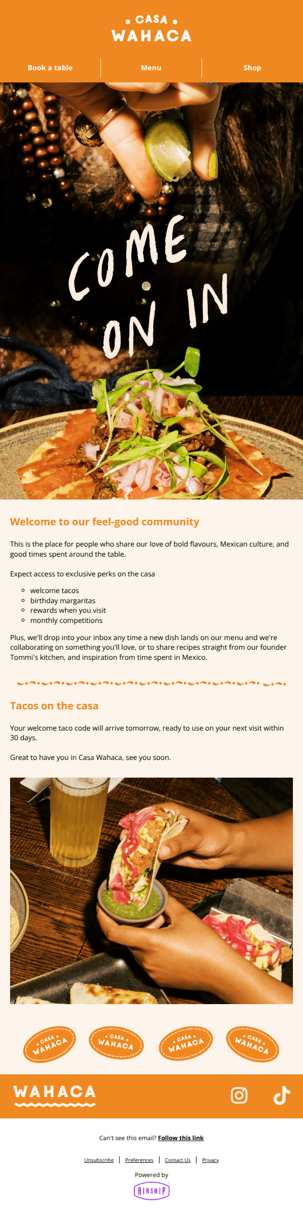 Casa Wahaca - come on in