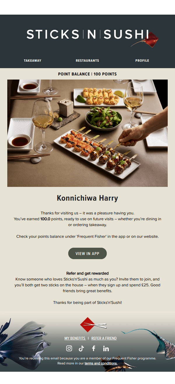 Congratulations! You've earned new points