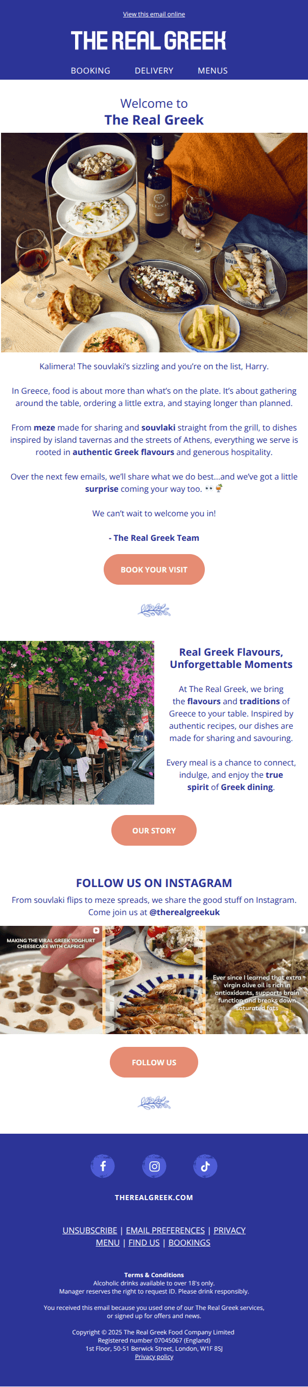 Kalimera! Welcome to The Real Greek 🇬🇷