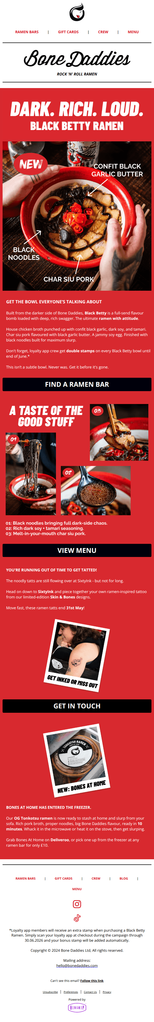 SLURP INTO THE DARK SIDE: BLACK BETTY