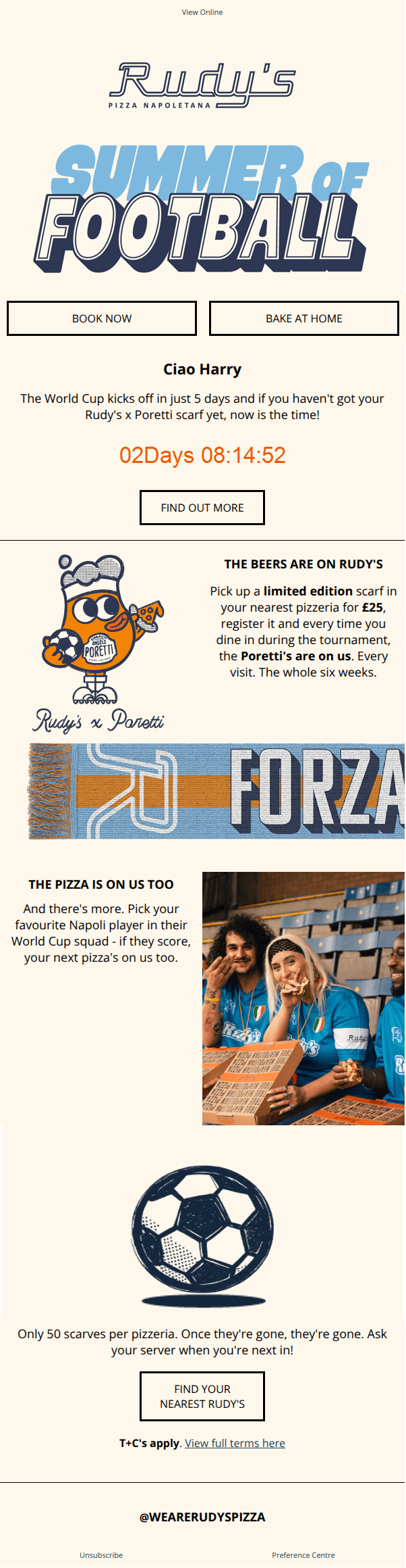 Have you got your Rudy's x Poretti scarf yet, Harry?