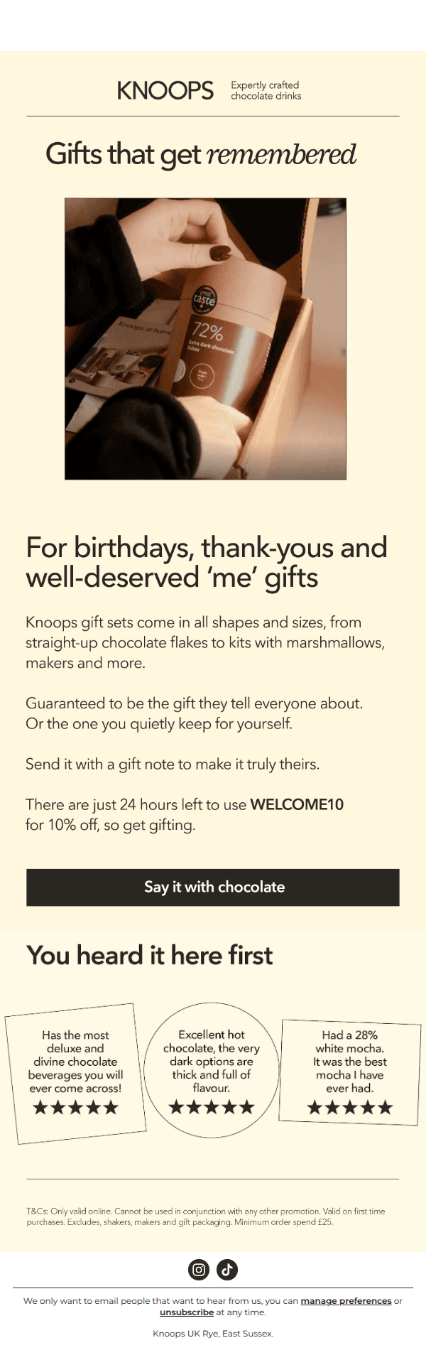 I got you a little something…