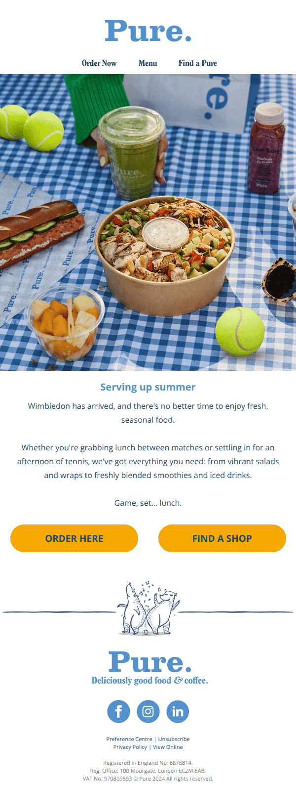 Serving up summer at Pure