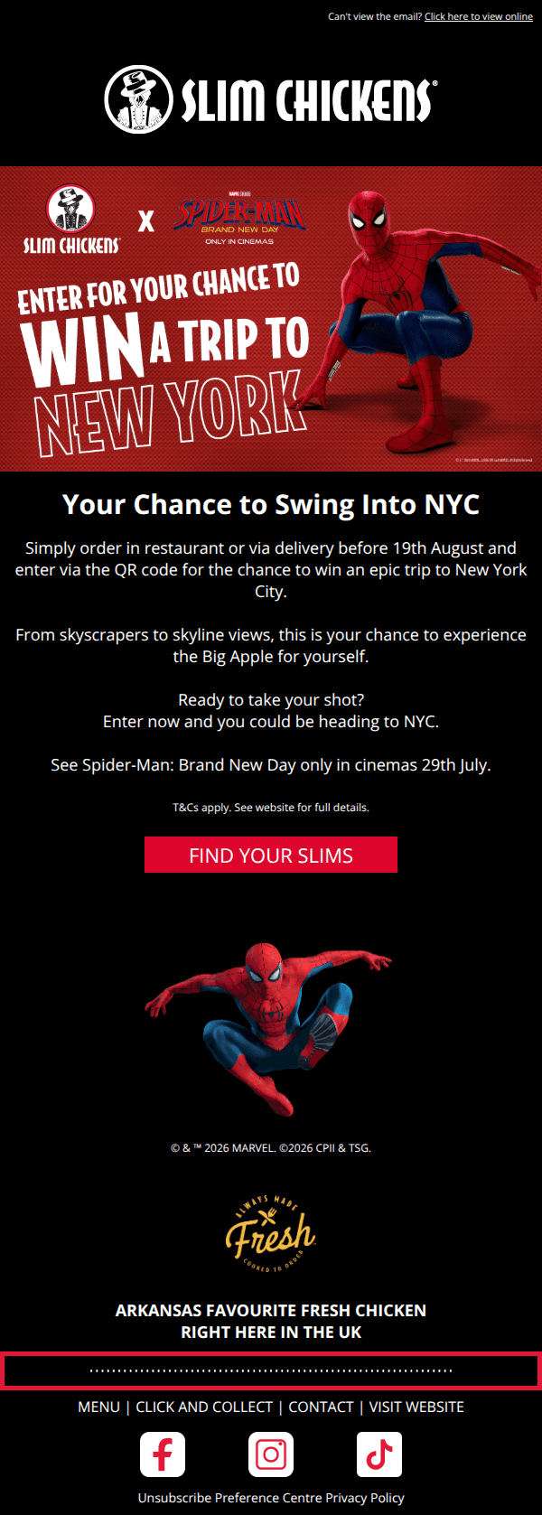 WIN a trip to NYC 🌇