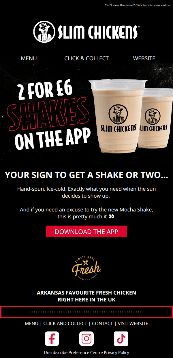 2 shakes for £6 👀