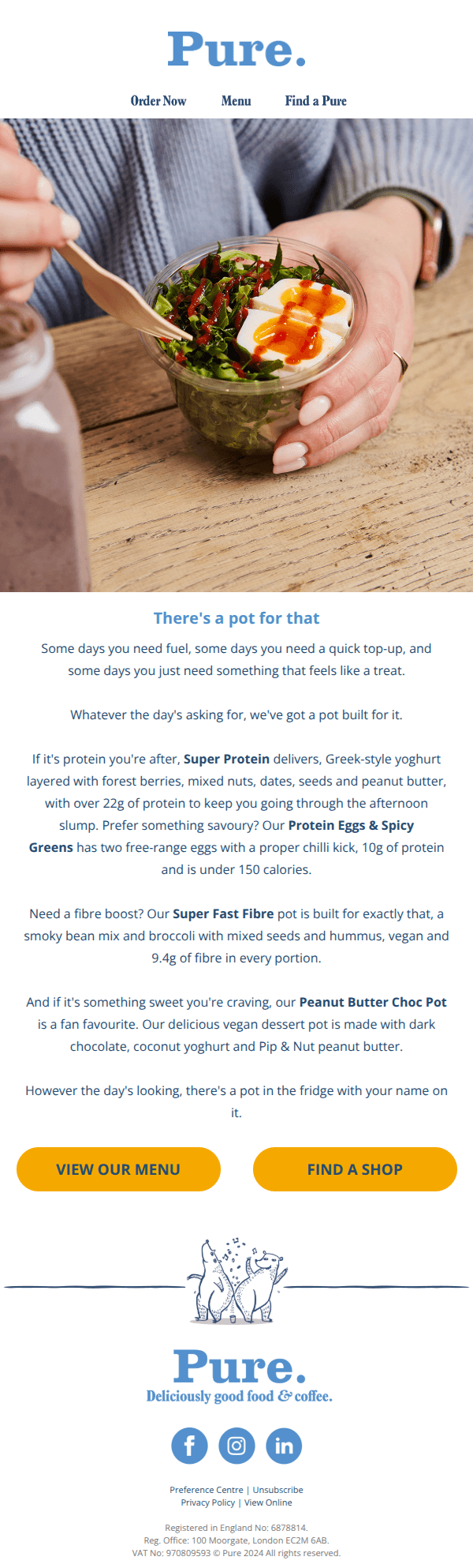We've got a pot for every kind of day