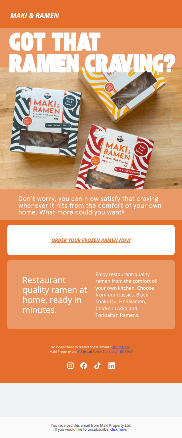 Get your frozen ramen now!